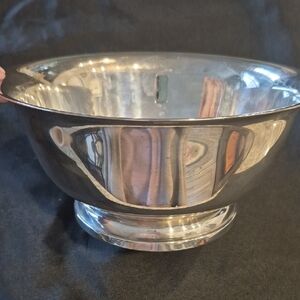 Sheffield Silver Co. Elegant Silver Plated Large Bowl